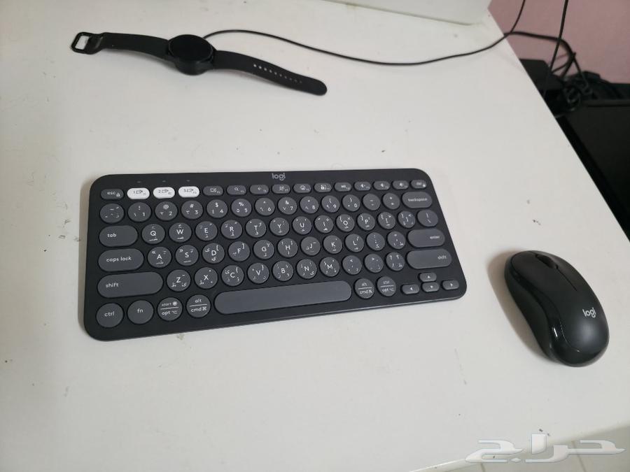ماوس وكيبورد لوجيتيك بلوتوث نظيفه ومافيها مشاكل64590359615363113