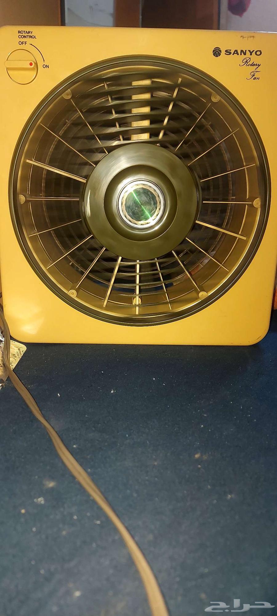 مروحة سانيو ياباني قديمة64590372298882110