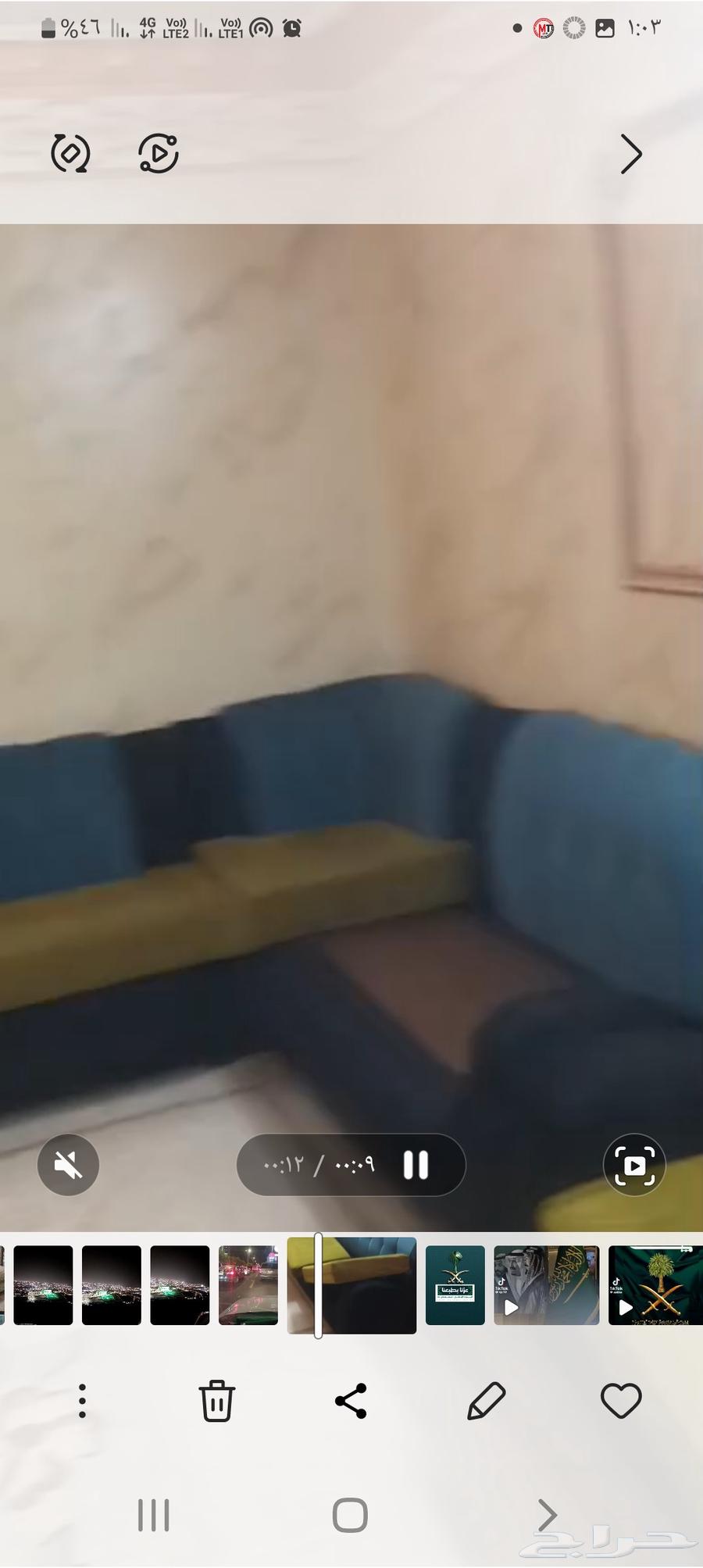 كنب مستعمل للبيع نظيف جدا على السوم64591322752771110