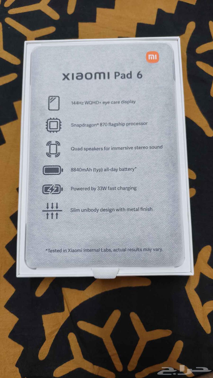 جهاز جديد تاب شاومي باد 6 256 G64592347500545113