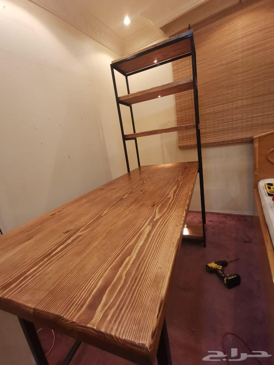 مكتب خشب طبيعي64590886290177111