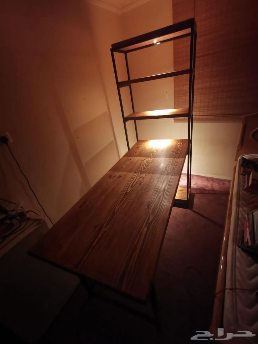 مكتب خشب طبيعي64590886290177113