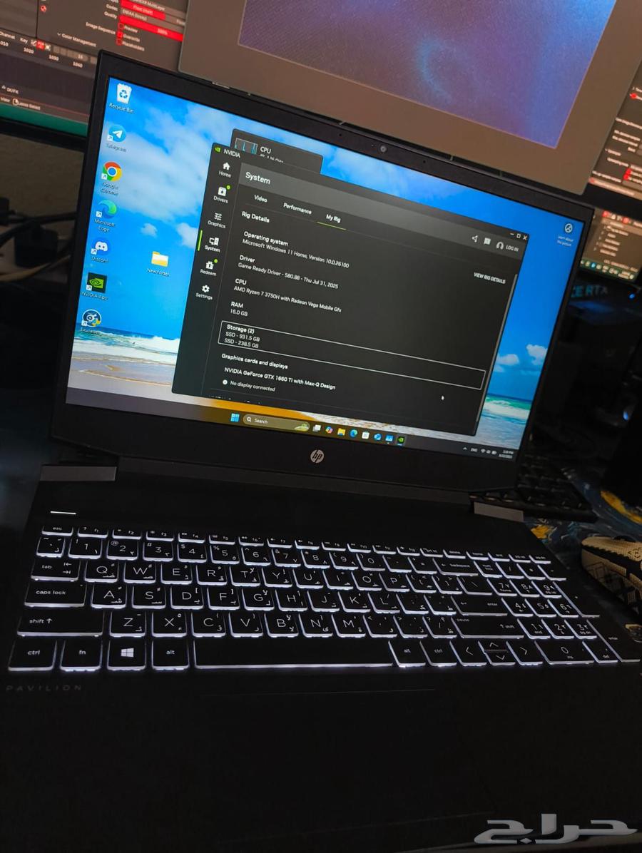 لابتوب قيمنج البيع مستعجل64591322761217112