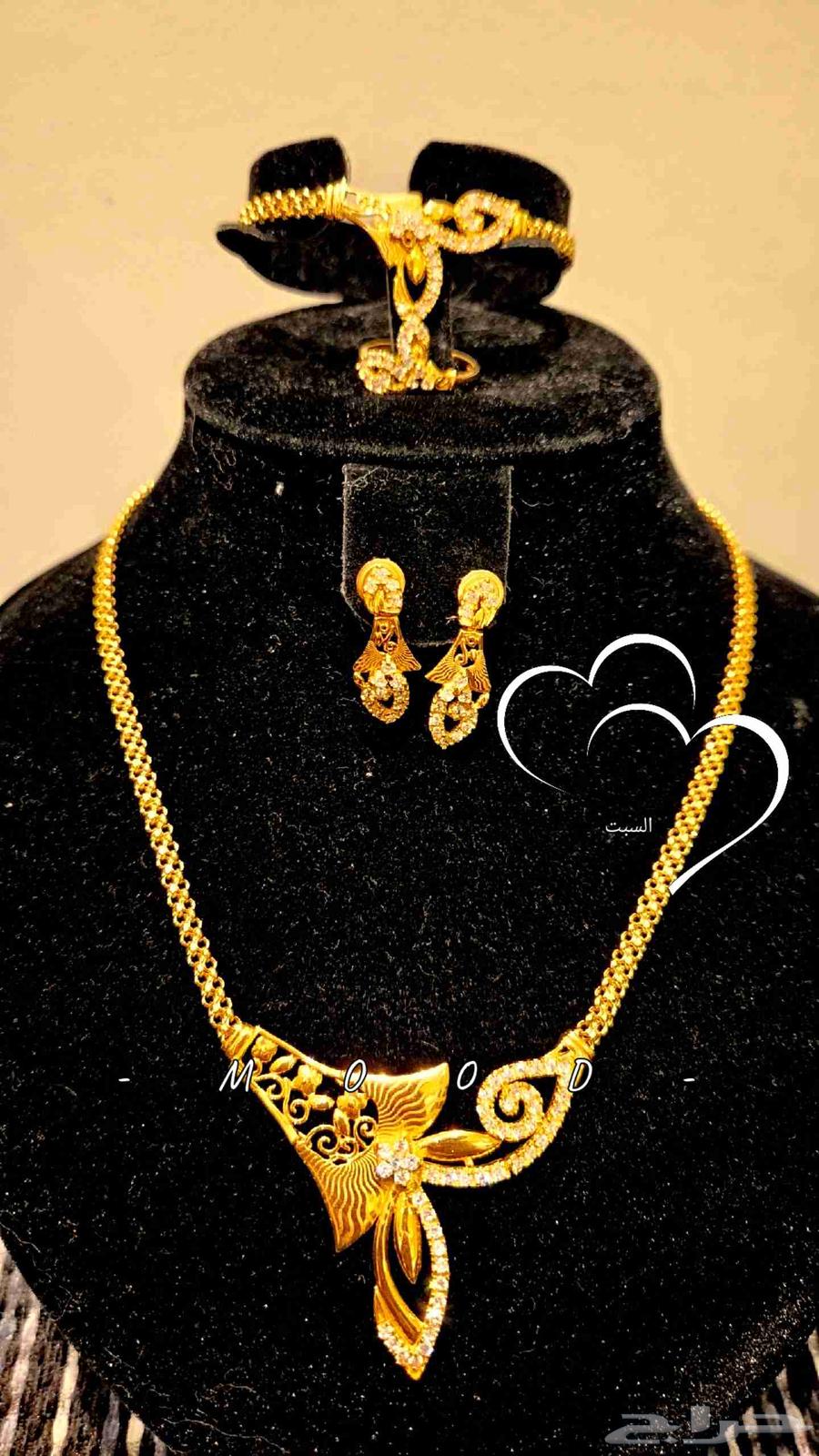 21K gold set, almost new, worn three or four times for special occasions64593119398274111