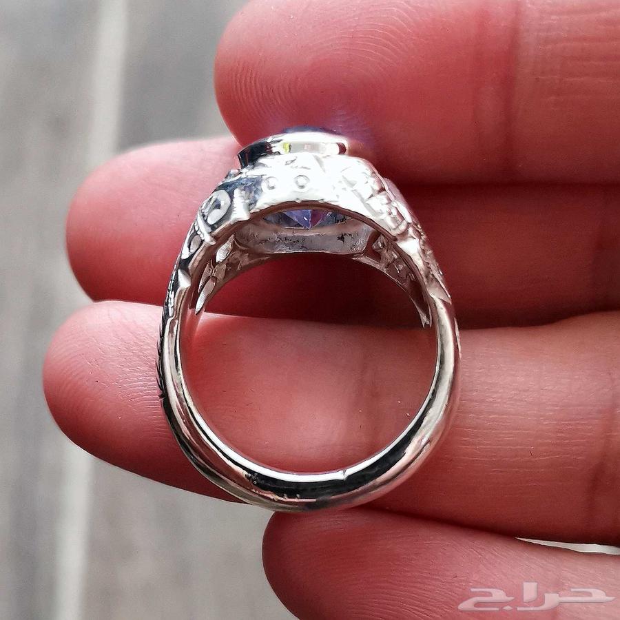 خاتم فضة توباز برازيلي64588470087299112