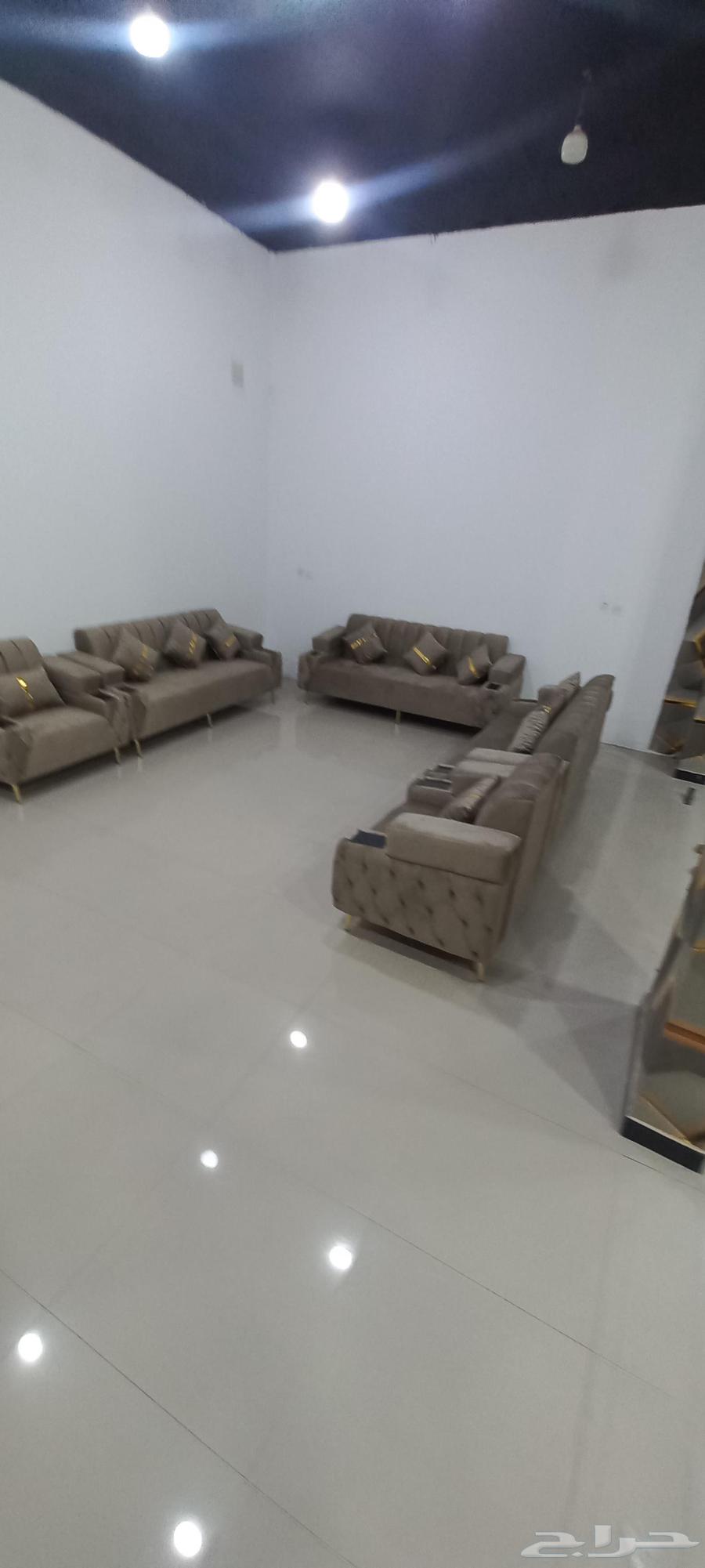 كنب جديد جاهز تتوفر جميع الألوان ب1500 شامل التوصيل داخل الر64589055046017112