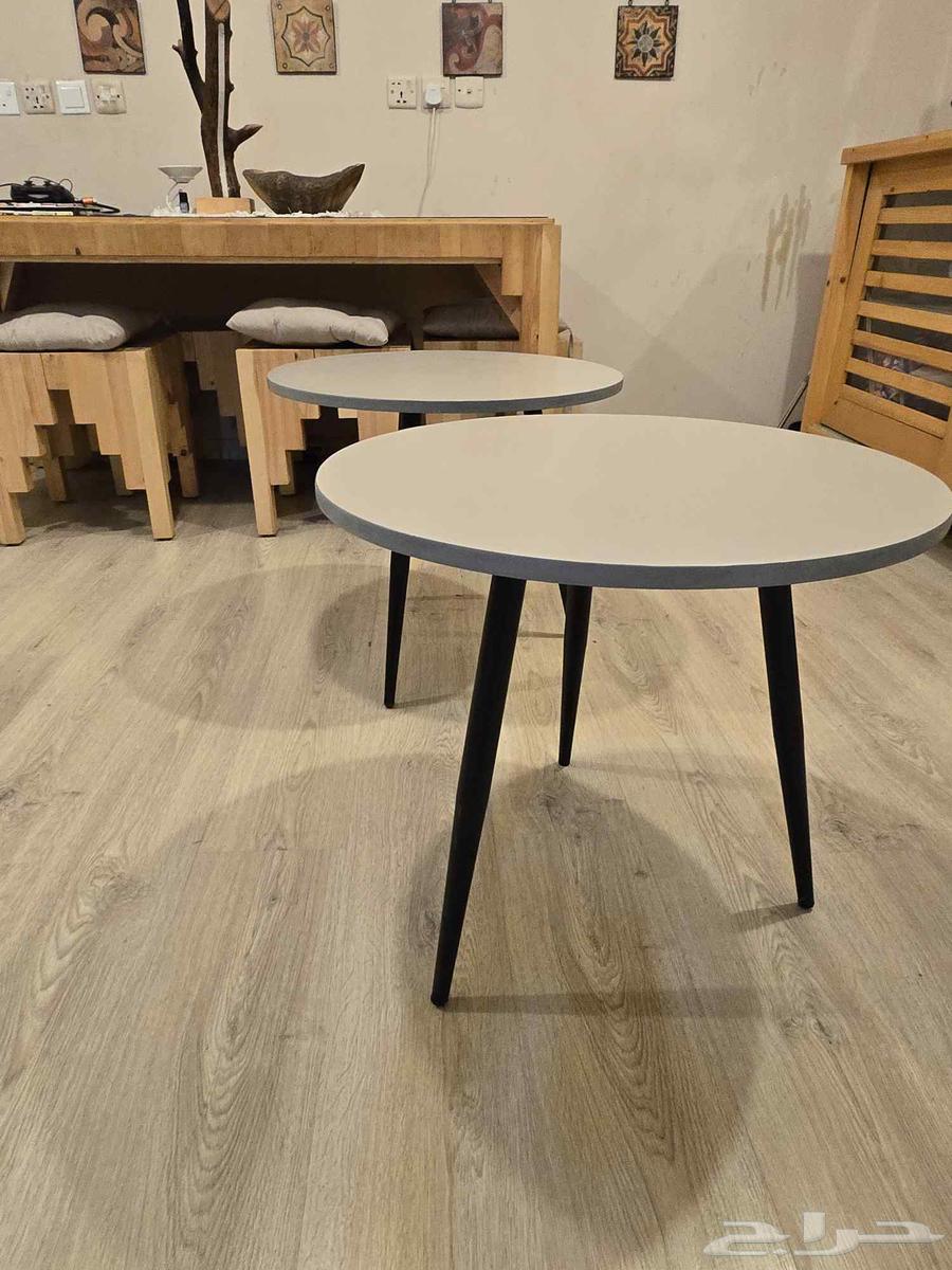 طاولتين mdf والارجل معدن64594332030083110