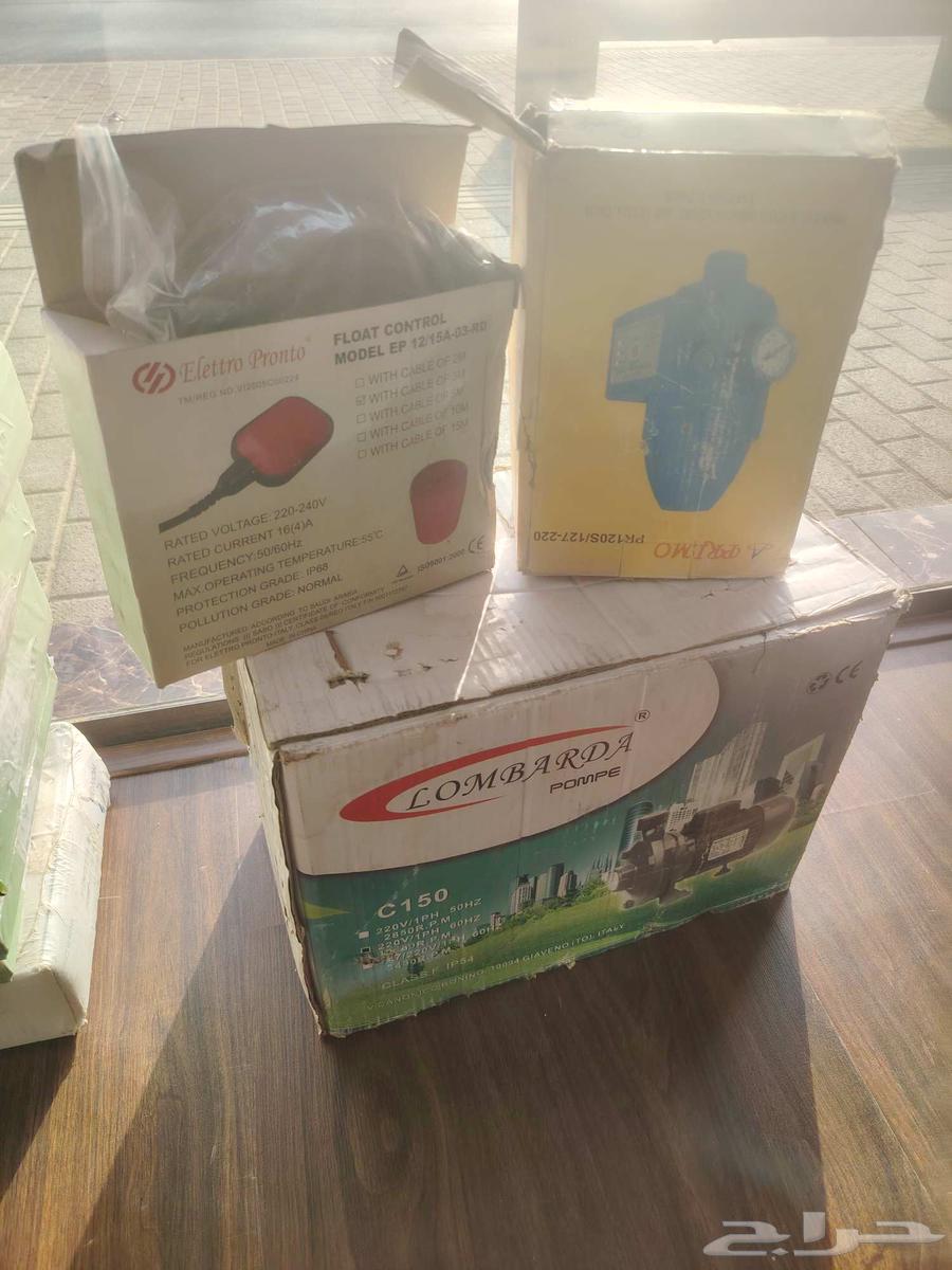 موتور ماء واحد ونص إيطالي مع اتوماتيك وعوامة64592672912259110