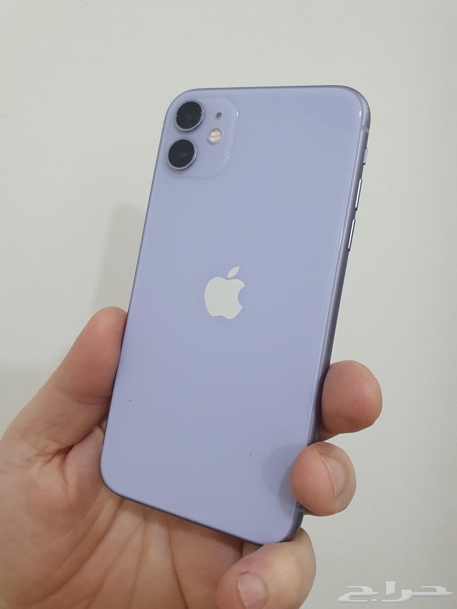 ايفون 11 البنفسجي النادر بطاريه 100 ب 580 ريال متاح تمارا64594011210882110