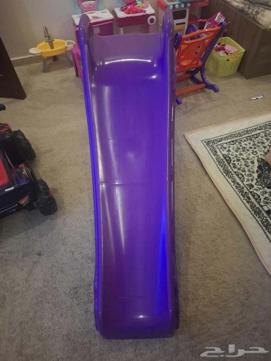 العاب اطفال دباب وزحليقة شبه جديدة64593337995137112