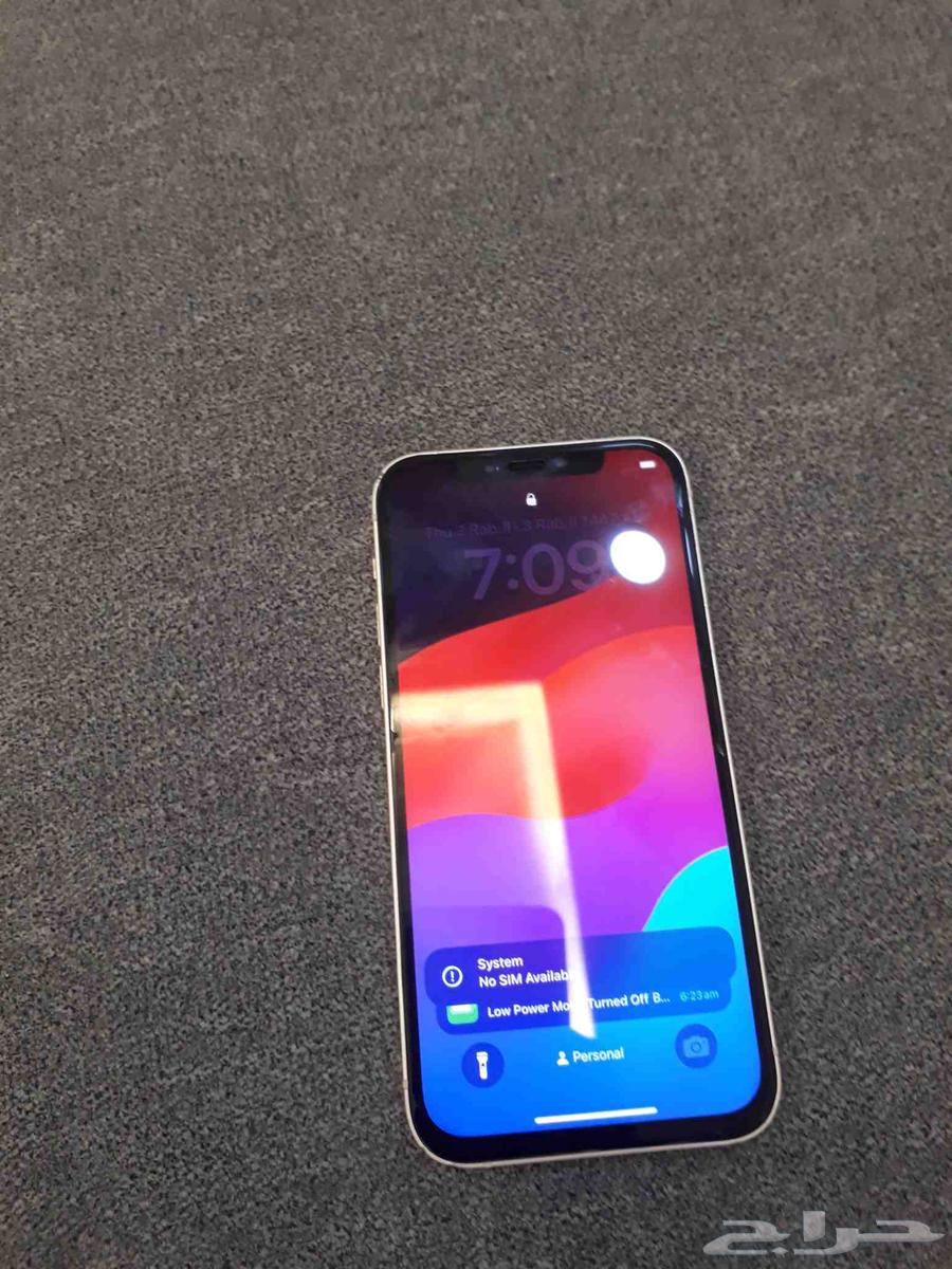 ايفون 12 جديد نضيف بس مقفل الايكلاود حقه64594356663553111