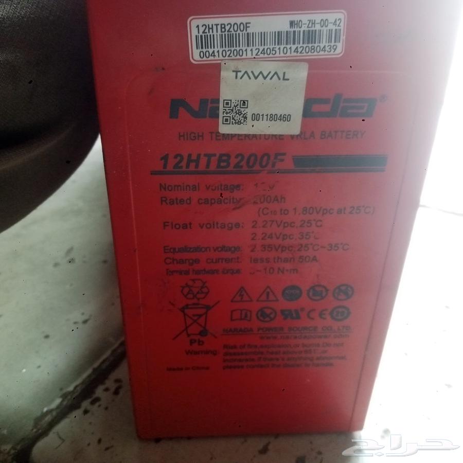 بطاريات طاقة شمسية 200 امبير 12 فولت أصلية جديدة بالكرتون64575434028546111