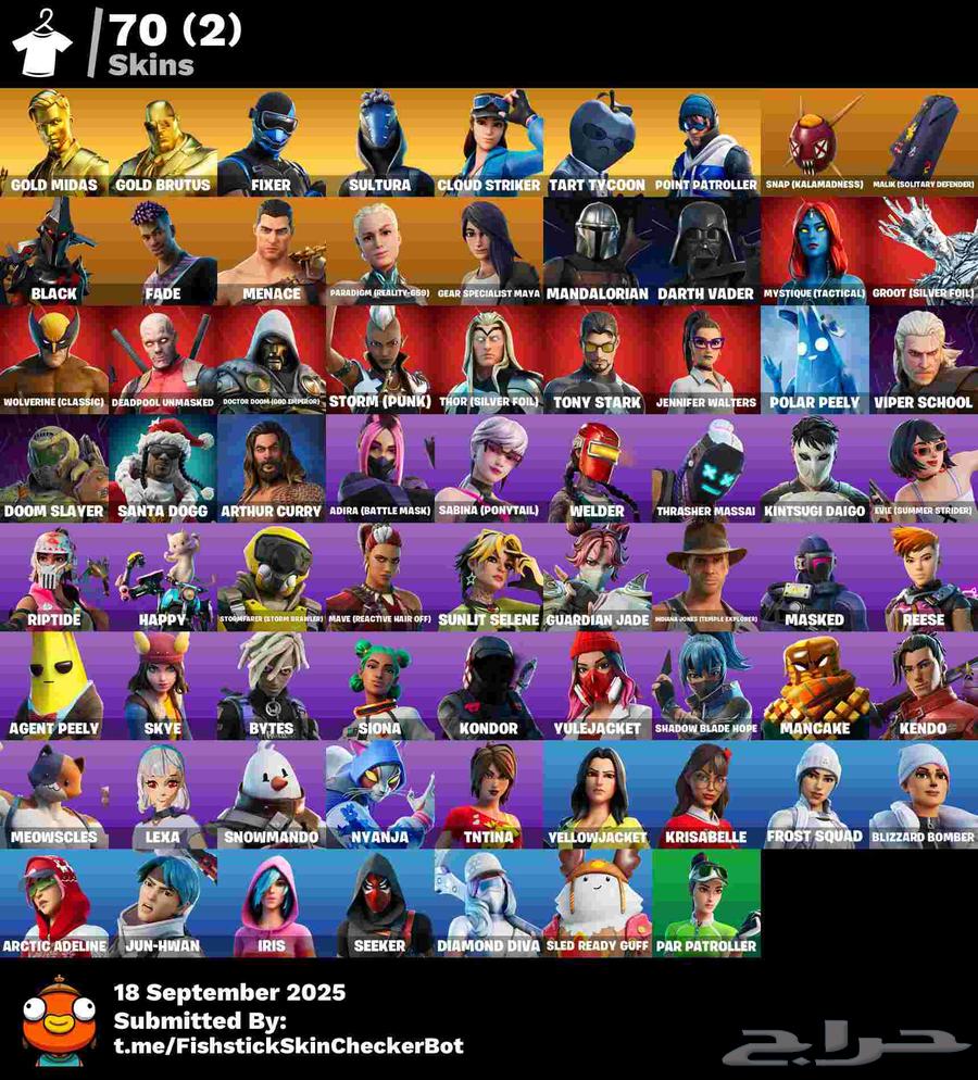 حساب فورت للبيع سعره 4564591743797761111