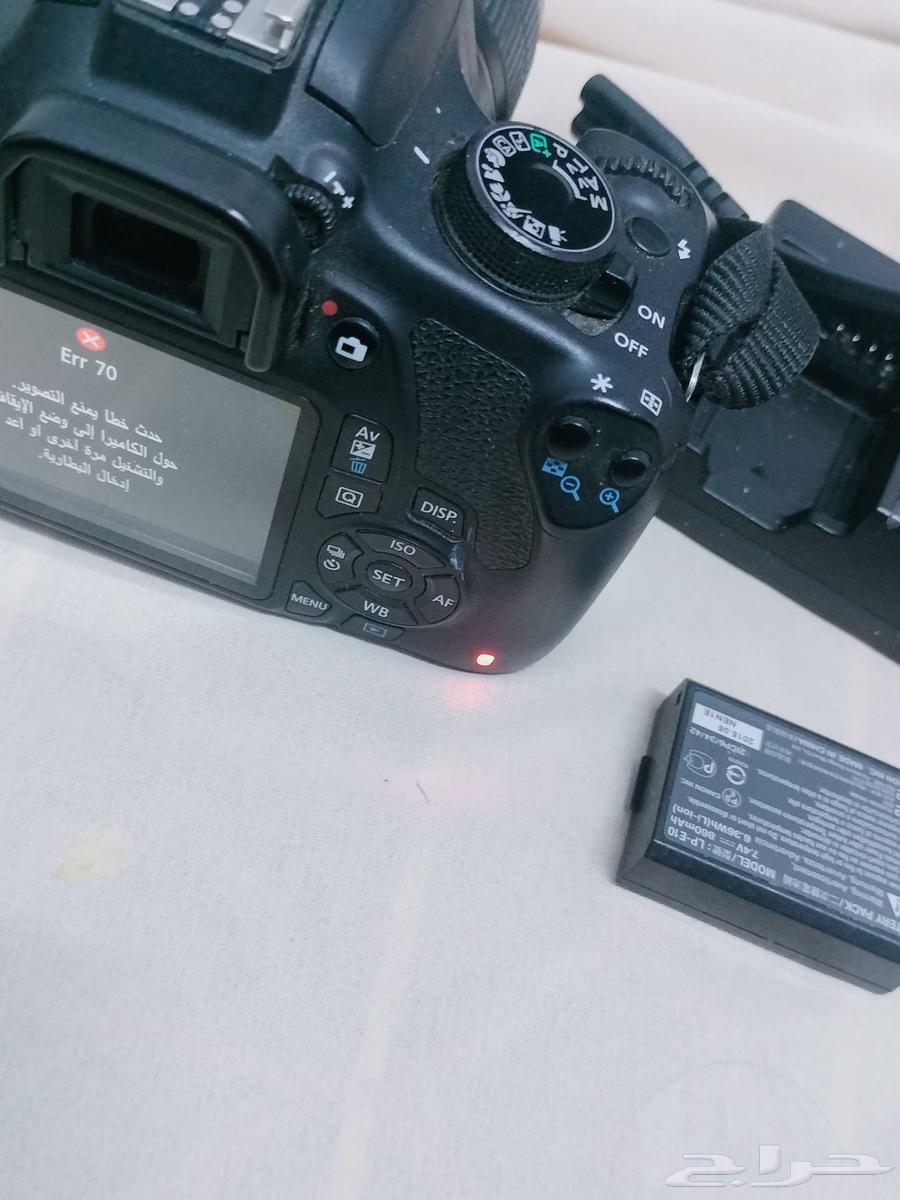 كاميرا كانون 1200Dنظيف ف عيب واحد بس وقت تصوير يجي Err 7064596092052609111