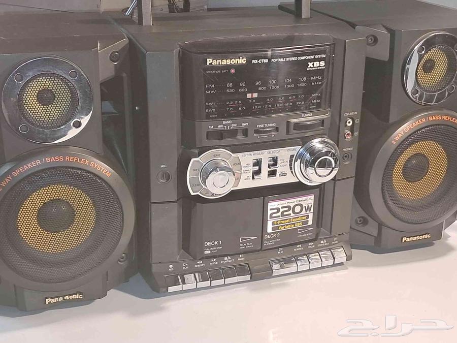 Panasonic Cassette Recorder and Radio64595956241410111