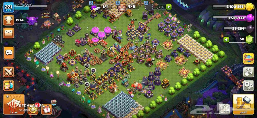 حساب كلاش اوف كلانس تاون 16 قوي جدا64595907043331110
