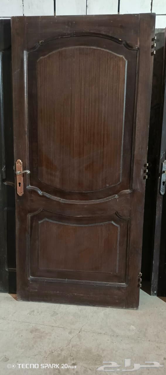 ابواب خشب سويدي مستخدم نضيف جدا64595821216131110