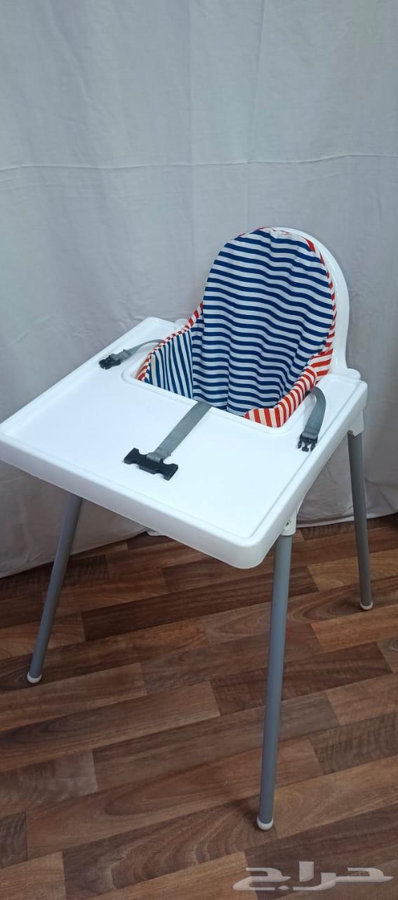 كرسي طعام للاطفال مع وسادة مريحه من ايكيا السعر 8064594085507842112