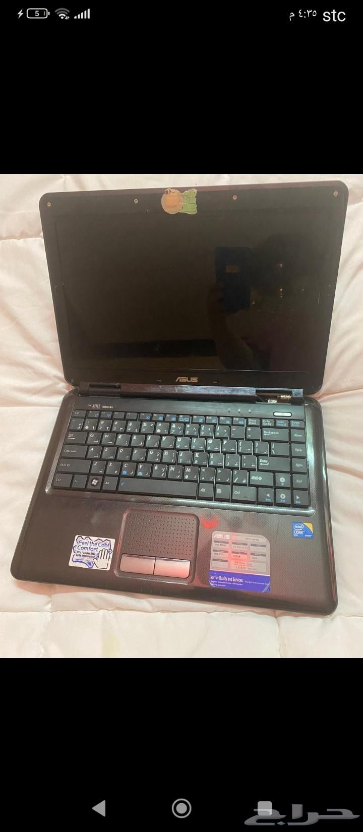 لاب توب مع شنطه مستخدم64592890127747112