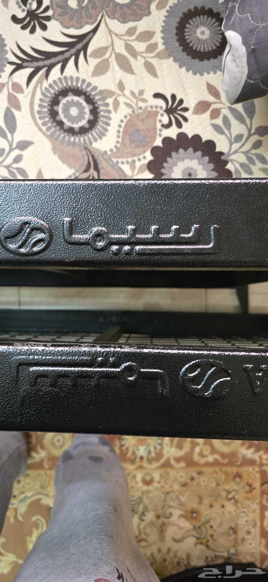 سرير حديد ماركه رسيما شبه جديده64593362288898111