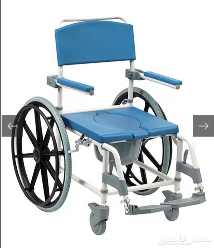 كرسي استحمام متحرك جديد عجلات كبيره64598892730881110