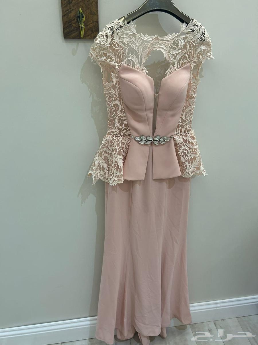 فستان بينك للسهره أنيق جدا64598327261825113