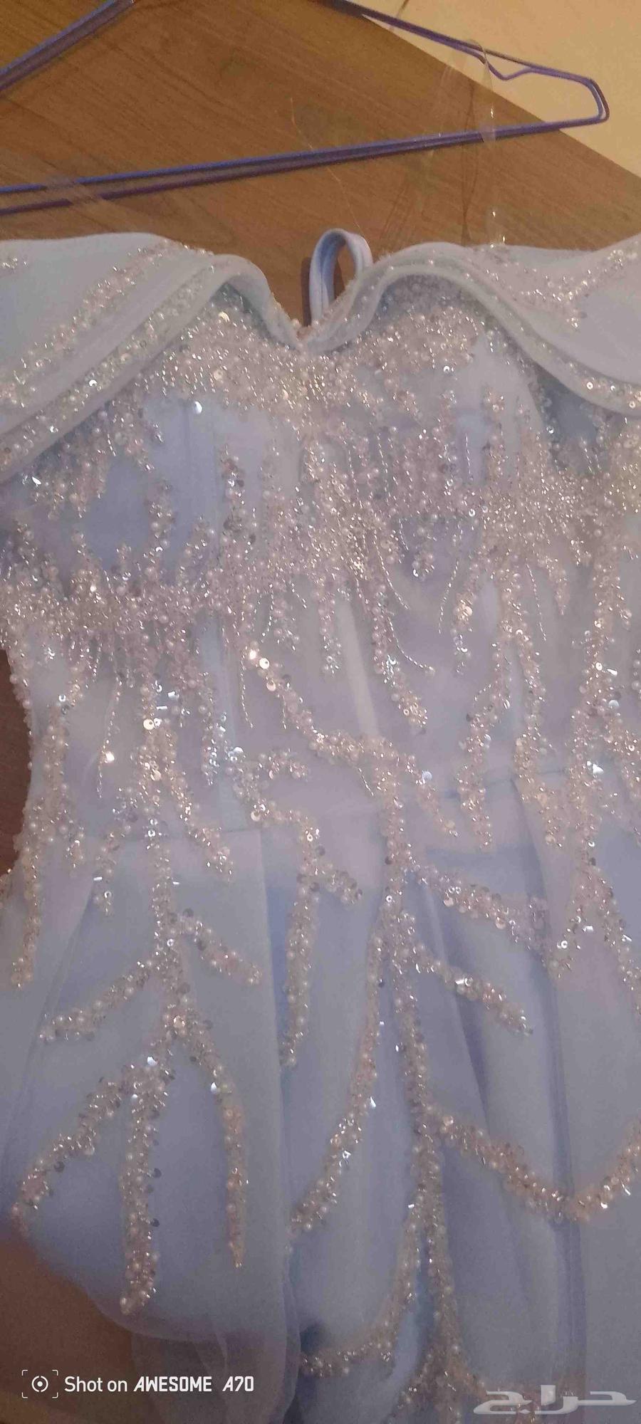 فستان سهرة شبه جديد للبيع على السوم64598511533953111