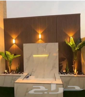 تنسيق حدائق شلالات ونوفير مظلات غرف زجاج64157739594625111