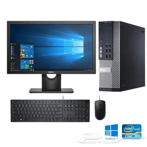 كمبيوتر مكتبي Dell Core i7 مع شاشة DELL 24 بوصة64598106032257111
