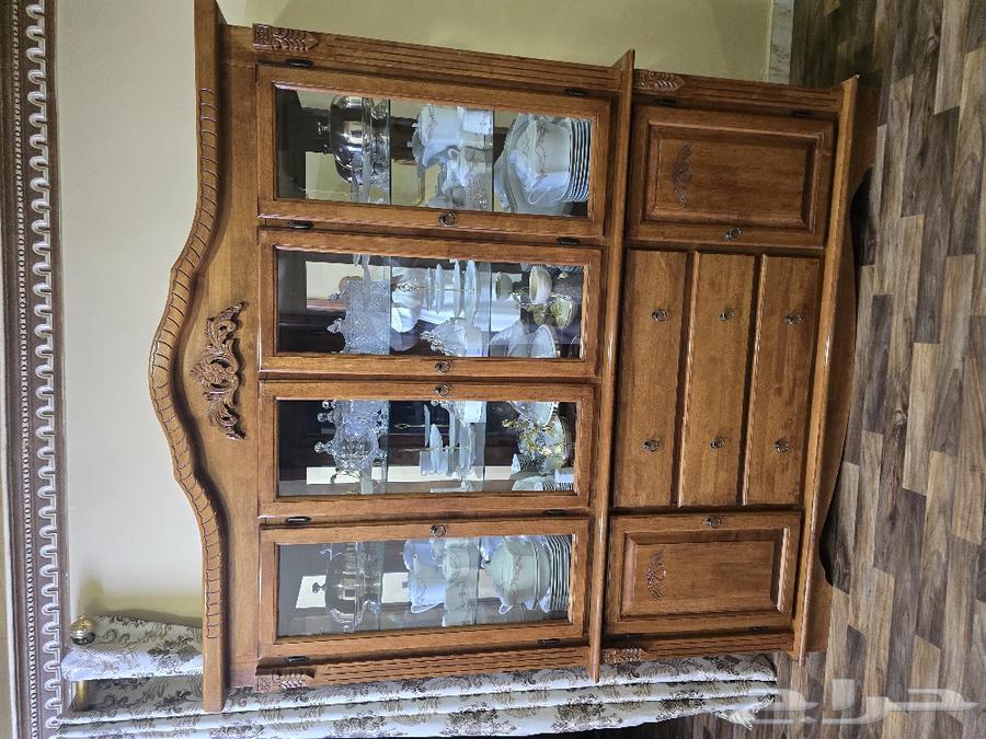 طاولة طعام مع دولاب أغراض البوفية64614509471363110