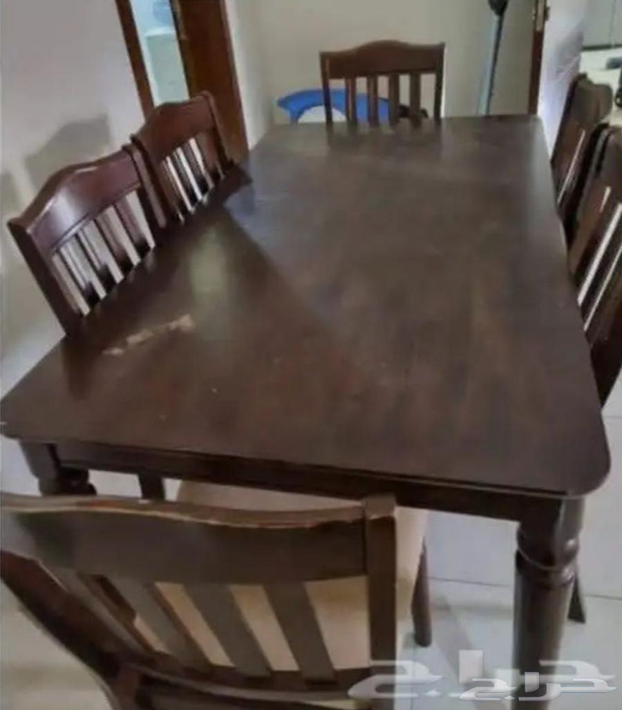 Table with 6 Chairs, Premium Quality, Disassemblable, SAR 40064606123803907110