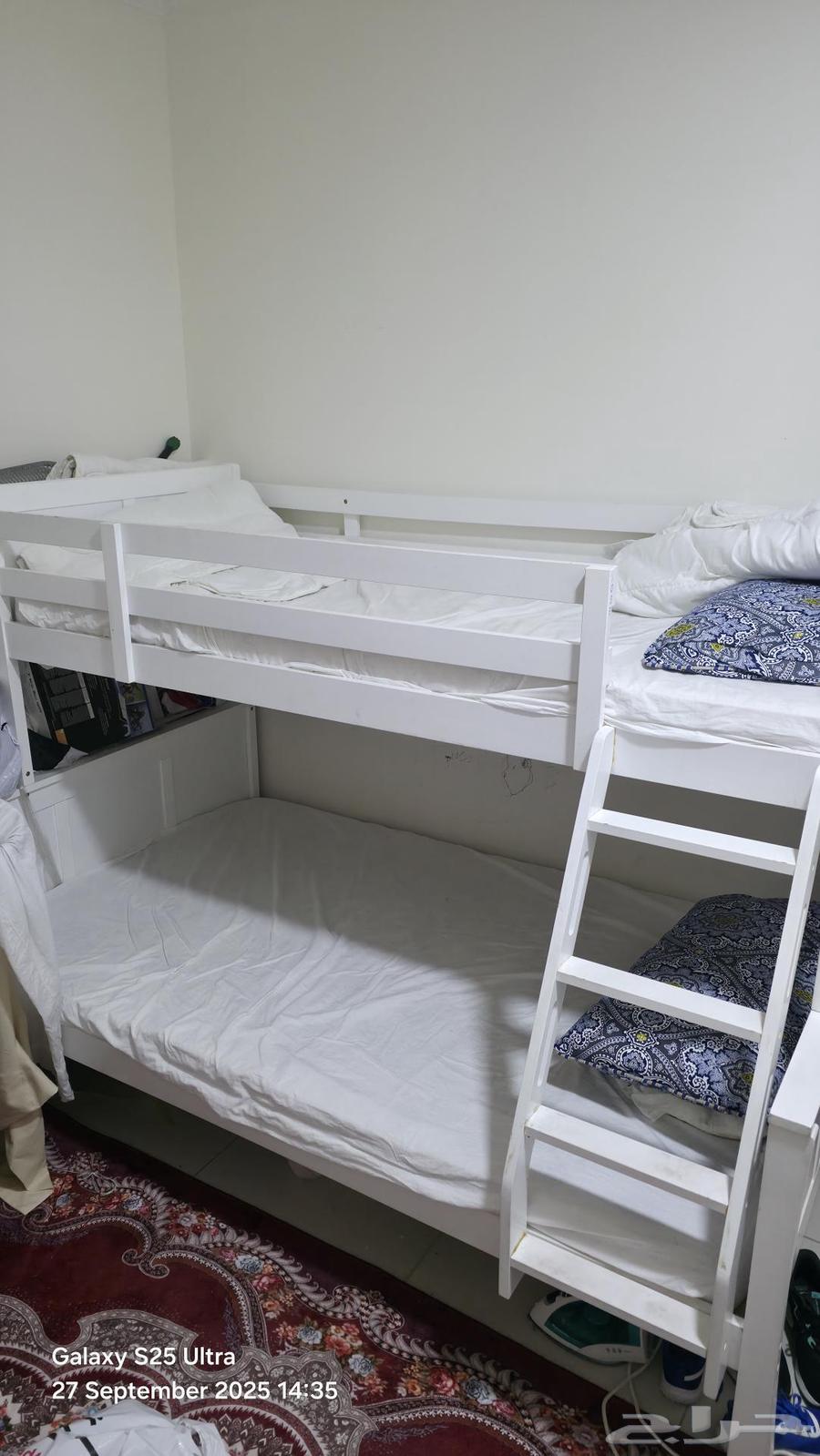bunk bed with mattress only 1 month used64613642901890110