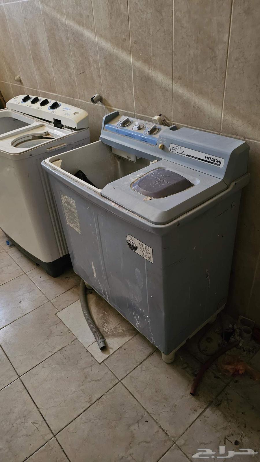 غسالة حوضين توشيبا خربانة للبيع64611842048003110