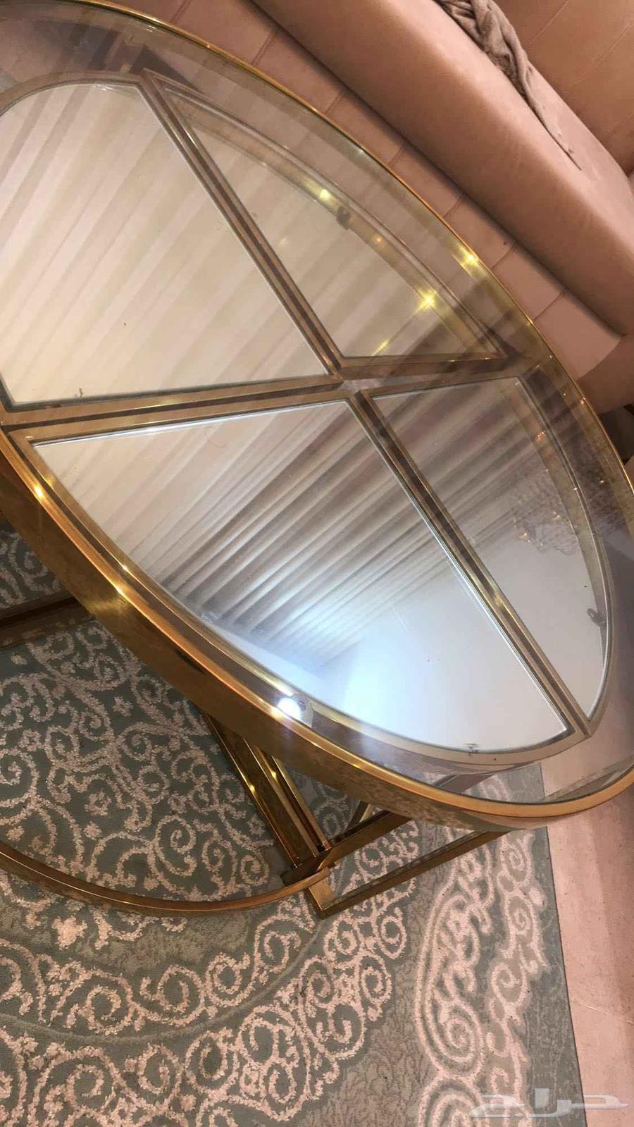 طاولات خدمه و طاوله مع كراسي وطاوله تلفزيون مع طاوله قهوه64610854022786111