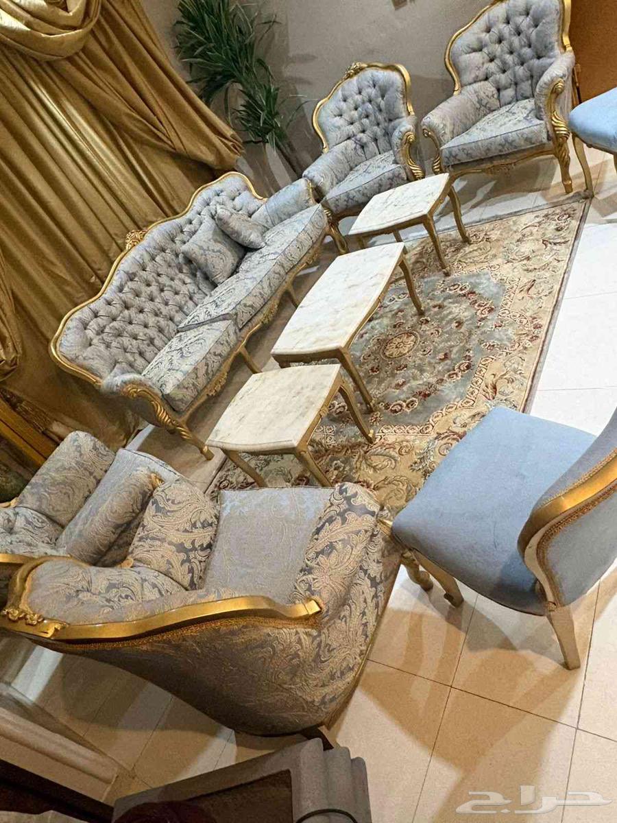 طقم كنب كلاسيك فاخر 7قطع 2خدمة وسعرممبز64612226647683112