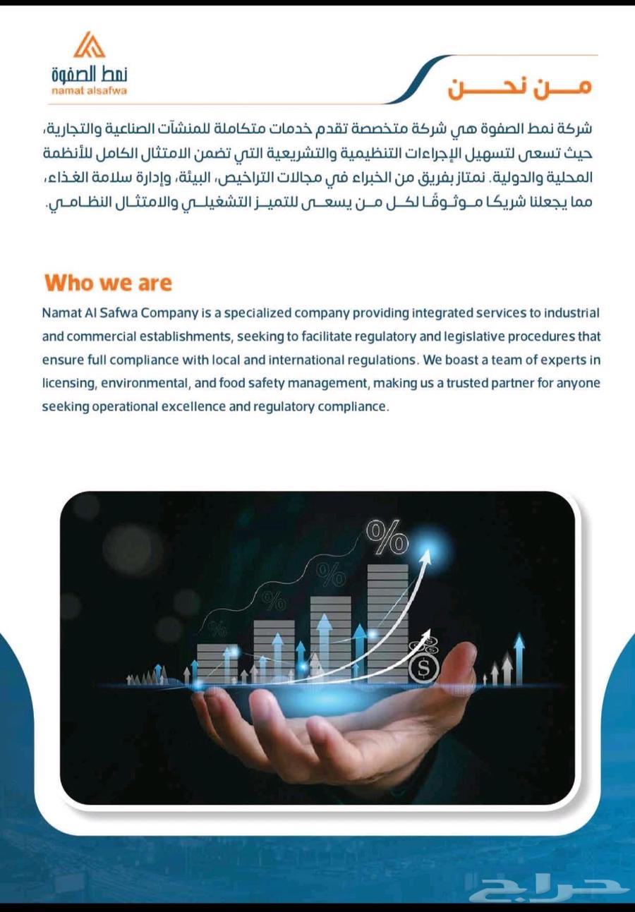 مؤسسه نمط الصفوة للخدمات الاستشاريه الصناعيه64159963525763111