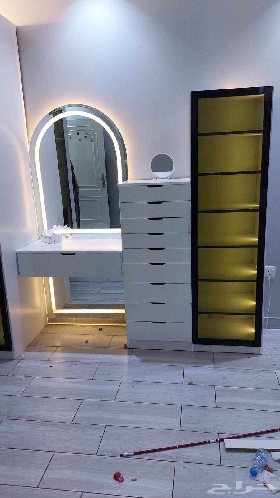 تفصيل جميع دولاب ملابس ومطابخ المنيوم وعندي تمور فاخر64613545313667113