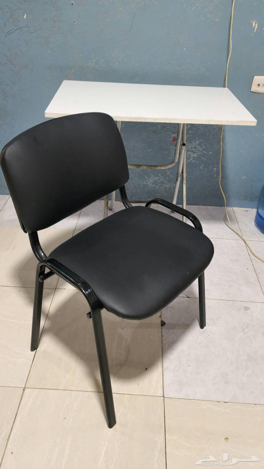 Foldable Table and Comfortable Leather Chair, All for 25064616237439617110