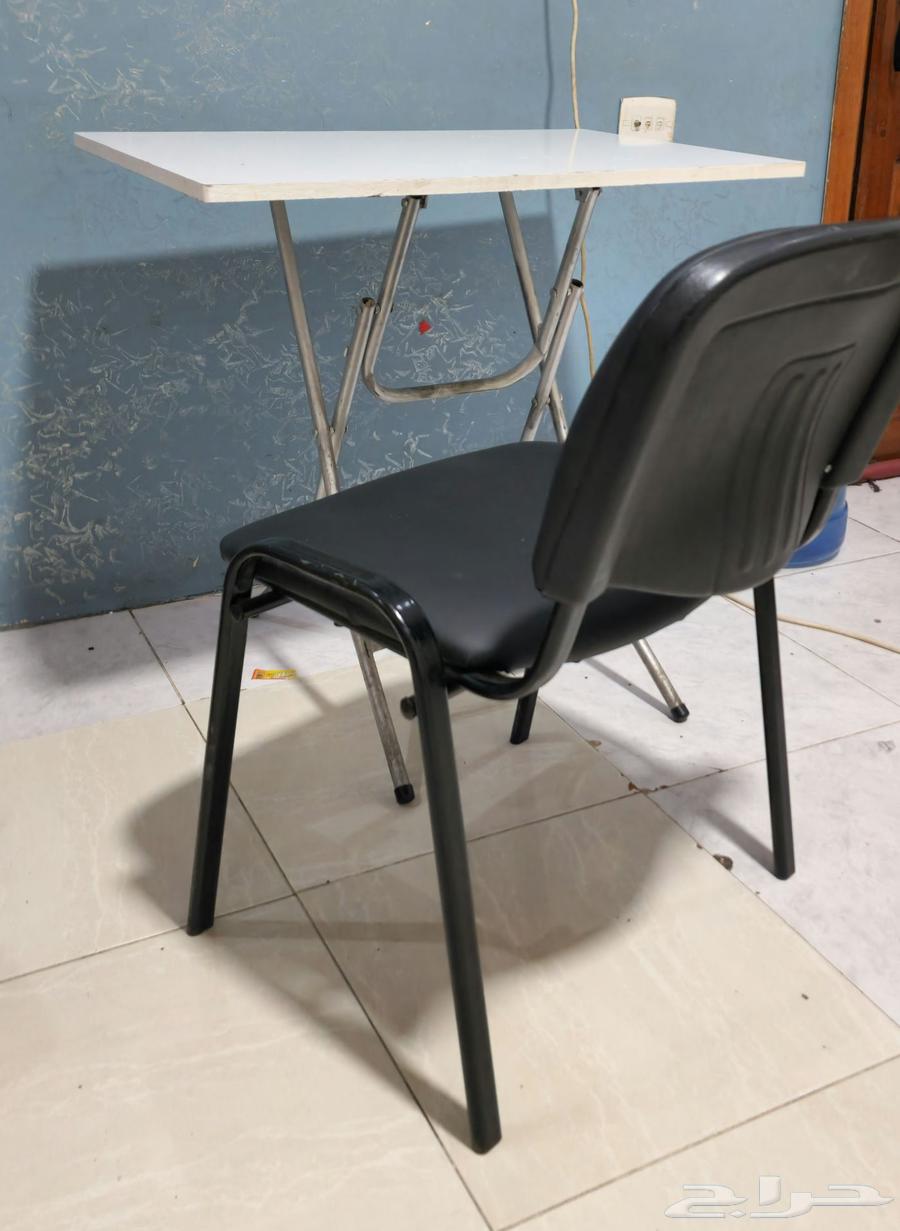 Foldable Table and Comfortable Leather Chair, All for 25064616237439617112