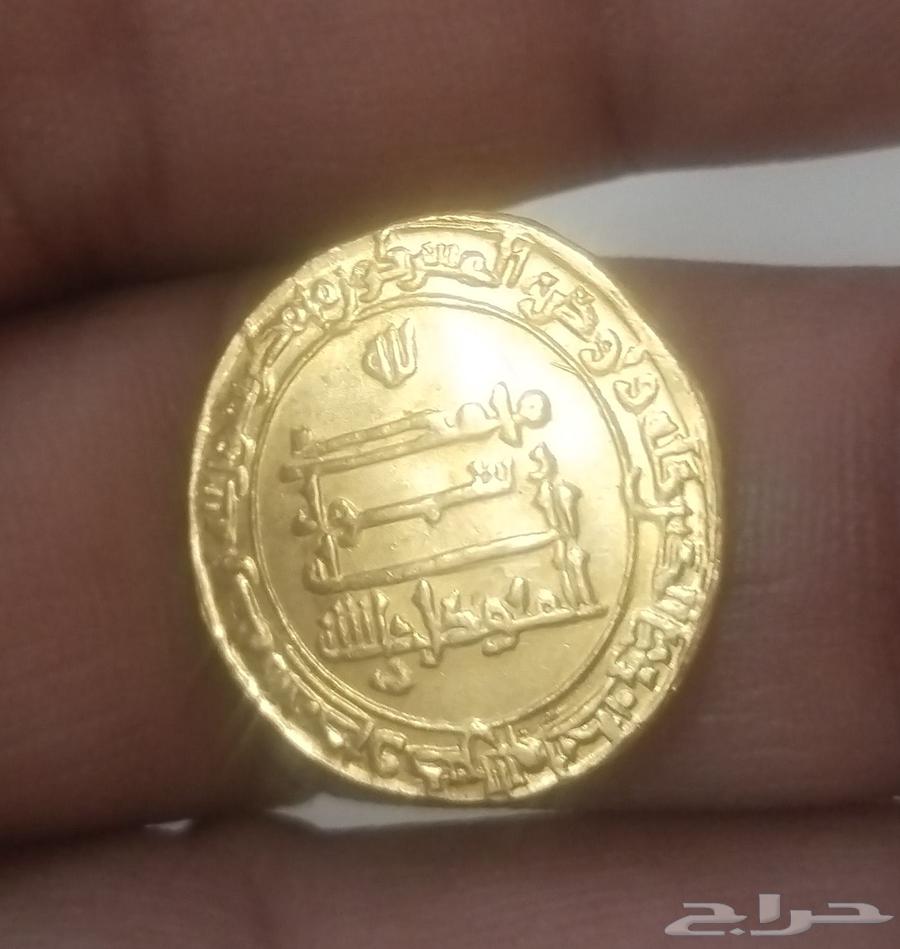 Rare Abbasid Dinar, Al-Basrah, Year 235 AH, Al-Mutawakkil Billah64611741635201113