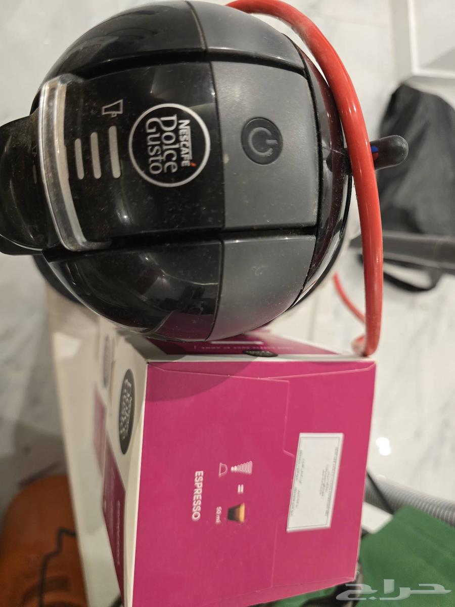 ماكينة كبسولات Dolce Gusto مع علبتين كبسولات espresso64612883611137111