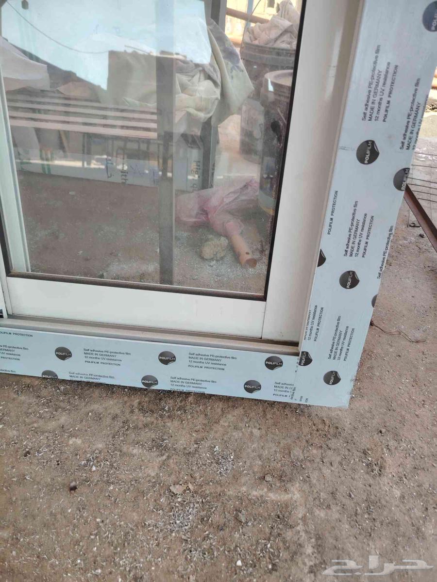 شباك المونيوم و زجاج جديد جاهز للبيع64609460646402110