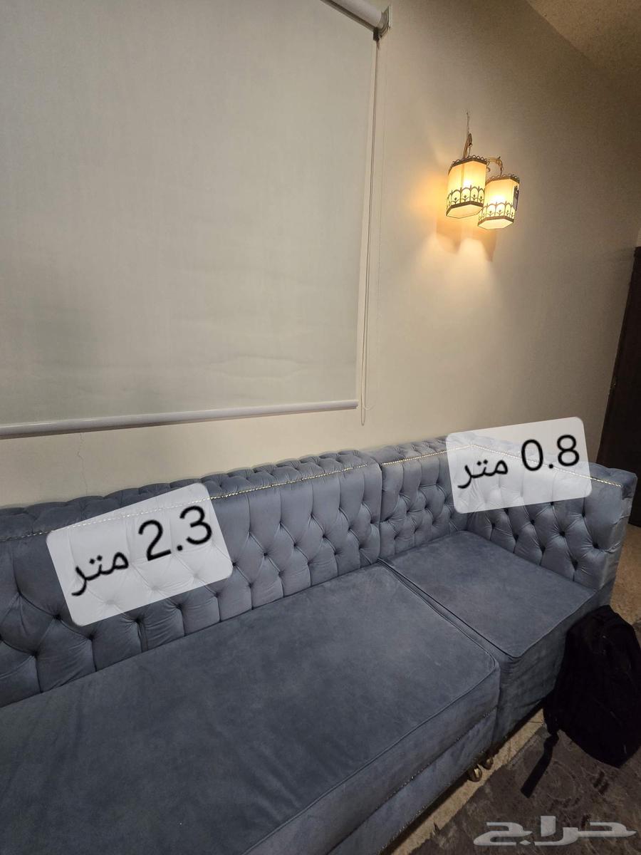 كنب  للبيع  9 قطع اكثر من 13 متر بحالة ممتازة جدا64609735397249111