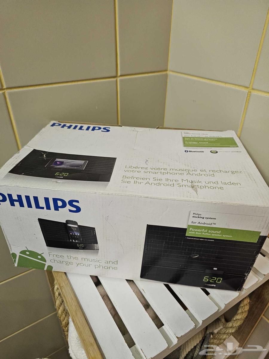 Philips Bluetooth Radio Device with Clock and Alarm64615559057410110