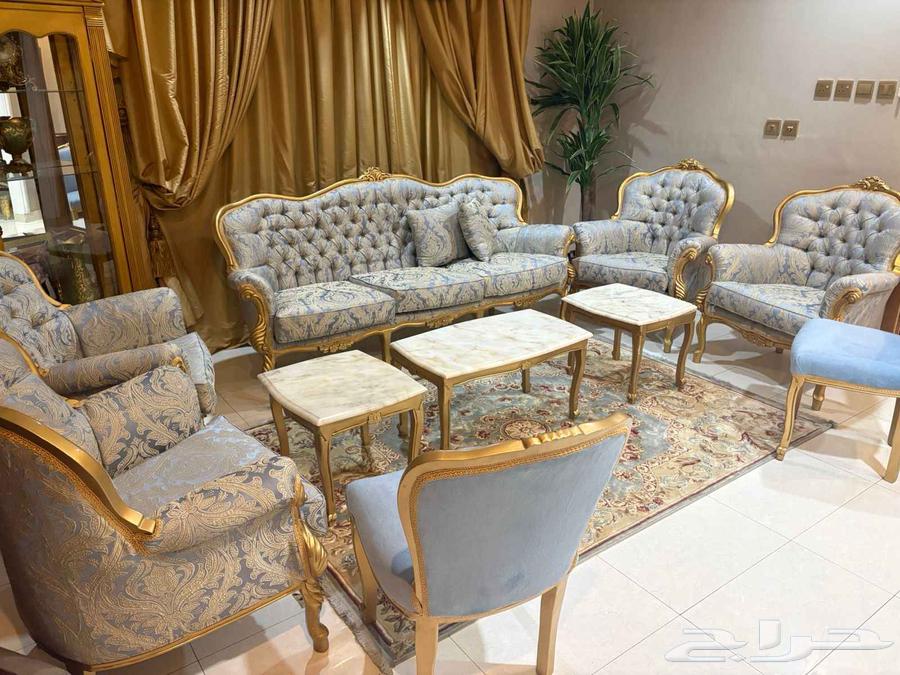 طقم كنب كلاسيك فاخر 7قطع 2خدمة وسعرممبز64612226647683110