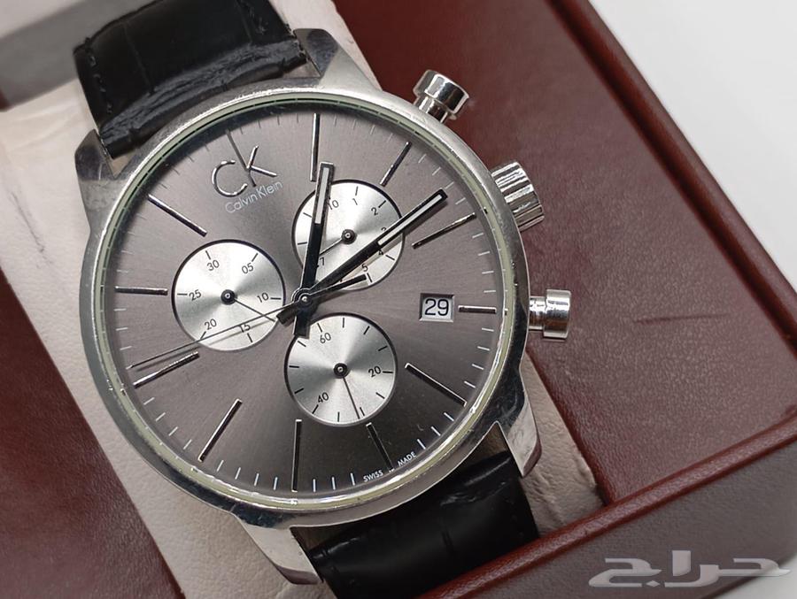 السلام عليكم للبيع لساعة كالفن كلاين Calvin Klein سويسري64615436084099110