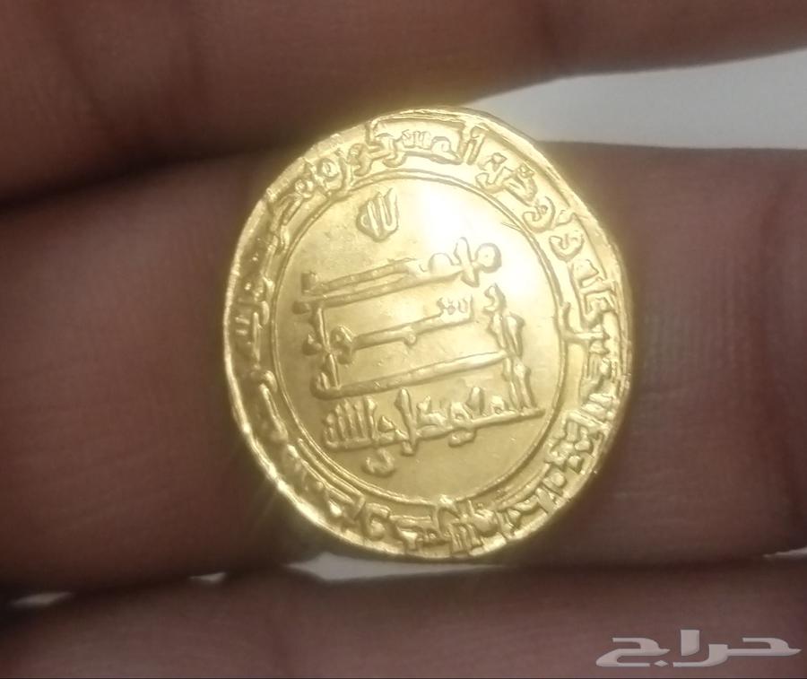 Rare Abbasid Dinar, Al-Basrah, Year 235 AH, Al-Mutawakkil Billah64611741635201110