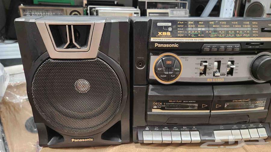 استريو باناسونيك شريطين كاسيت64615571375363111