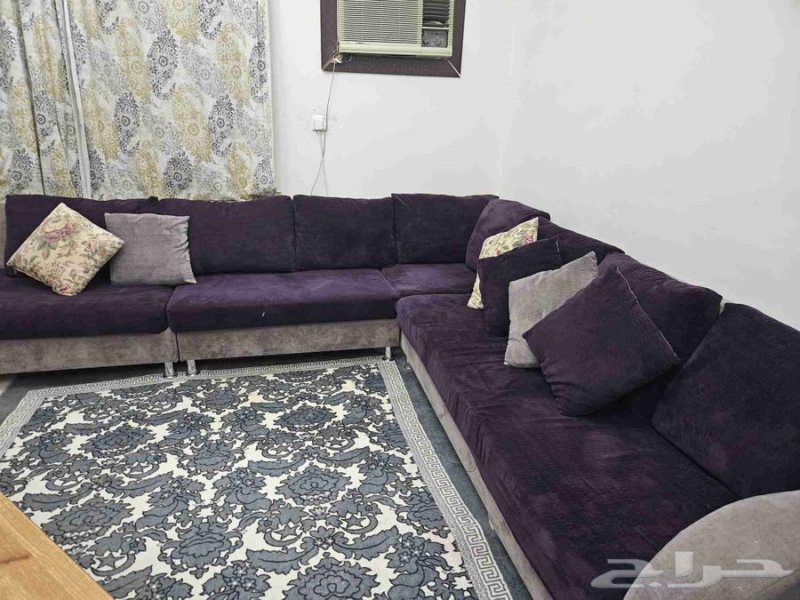 Used Sofa for Sale, U-Shaped, Good Condition, Gray, Fits in a 4x5 Meter Room64614683323394110