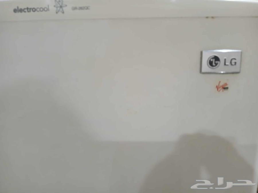ثلاجة LG ارتفاع متر و نصف كهرباء 110 بحالة جيدة السعر من ا64615448361603110